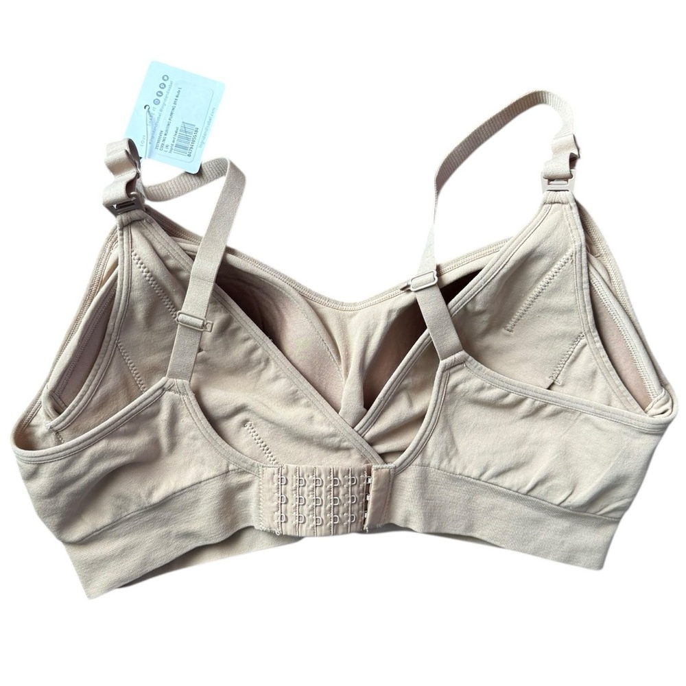 NWT Ingrid & Isabel Cream Wireless Bra Size L - Picture 2 of 9
